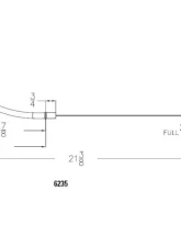 Mr. Gasket Engine Oil Dipstick - Chrome                                     - 6235 - Image 2