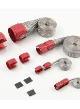 Mr. Gasket Flex-Braid Hose Sleeve Kit - Red                                     - 8090 - Image 2