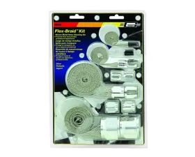 Mr. Gasket Flex-Braid Hose Sleeve Kit - Silver