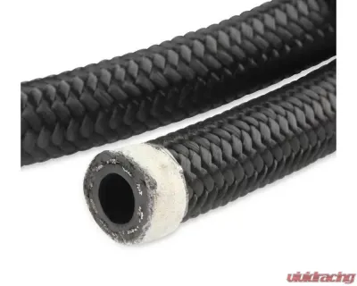 Mr. Gasket Black Nylon Braided Hose 6 AN - 6 Feet - 840606