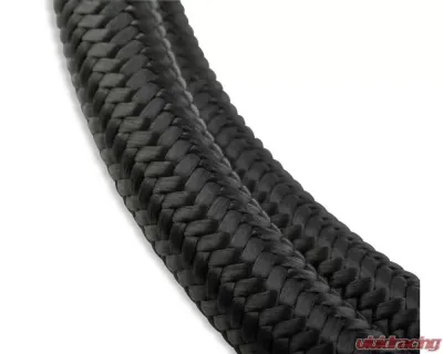 Mr. Gasket Black Nylon Braided Hose 6 AN - 6 Feet - 840606