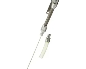 Mr. Gasket Engine Oil Dipstick & Tube - Braided Stainless Steel