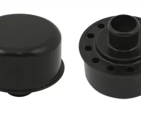 Mr. Gasket Push-On Breather - Flat Black