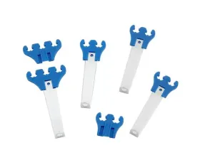 Mr. Gasket Standard Wire Loom Kit - Chrome / Blue