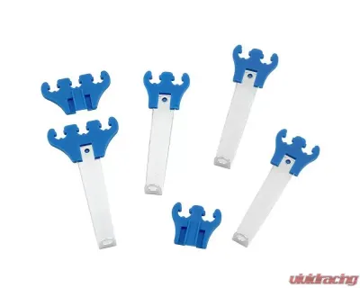 Mr. Gasket Standard Wire Loom Kit - Chrome / Blue - 9881