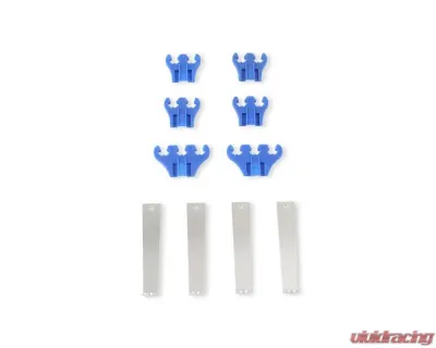 Mr. Gasket Standard Wire Loom Kit - Chrome / Blue - 9881