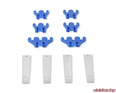 Mr. Gasket Standard Wire Loom Kit - Chrome / Blue - 9881
