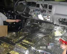 Hushmat Floor Pan/Firewall Custom Insulation Kit Ford