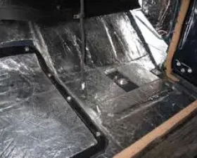 Hushmat Floor Pan Custom Insulation Kit Ford Bronco 1980-1986