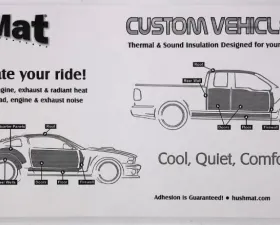 Hushmat Crew Cab Truck Insulation Kit