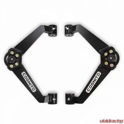 Cognito Motorsports Ball Joint SM Series Upper Control Arm Kit Without Dual Shock Mounts For 01-10 Silverado/Sierra 1500HD-3500HD 01-13 GM 2500 SUVS 03-09 Hummer H2 - 110-90290