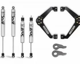 Cognito Motorsports 3-Inch Performance Leveling Kit With Fox PS 2.0 IFP Shocks for 01-10 Silverado/Sierra 2500-3500 2WD/4WD