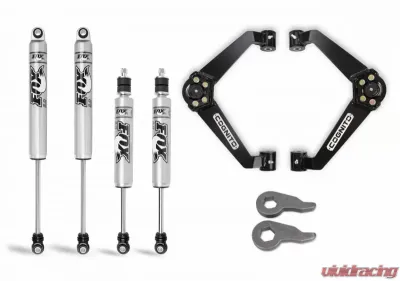 Cognito Motorsports 3-Inch Performance Leveling Kit With Fox PS 2.0 IFP Shocks for 01-10 Silverado/Sierra 2500-3500 2WD/4WD - 110-P0753