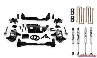 Cognito Motorsports 4-Inch Standard Lift Kit With Fox PS 2.0 IFP Shocks for 01-10 Silverado/Sierra 2500/3500 2WD/4WD - 110-P0785