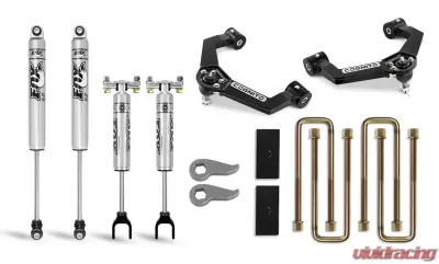 Cognito Motorsports 3-Inch Performance Leveling Lift Kit With Fox PS 2.0 IFP Shocks for 2020-2021 Silverado/Sierra 2500/3500 2WD/4WD - 110-P0883