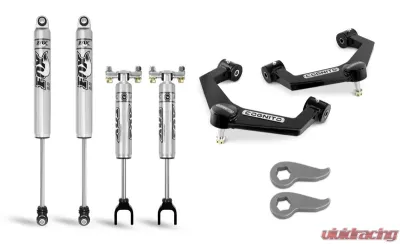 Cognito Motorsports 3-Inch Performance Uniball Leveling Kit With Fox PS 2.0 IFP Shocks for 2020-2021 Silverado/Sierra 2500/3500 2WD/4WD - 110-P0884