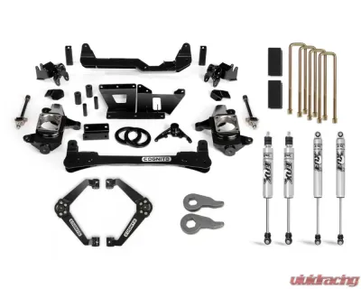 Cognito Motorsports 6-Inch Standard Lift Kit with Fox PS 2.0 IFP Shocks for 01-10 Silverado/Sierra 2500/3500 2WD/4WD - 110-P0970