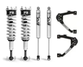 Cognito Motorsports 3-Inch Performance Leveling Kit With Fox 2.0 IFP Shocks for 07-18 Silverado/Sierra 1500 2WD/4WD With OEM Cast Steel Control Arms