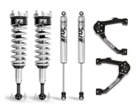 Cognito Motorsports 3-Inch Performance Leveling Kit With Fox 2.0 IFP Shocks for 14-18 Silverado/Sierra 1500 2WD/4WD With OEM Stamped Steel/Cast Aluminum Control Arms