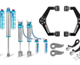 Cognito Motorsports 3-Inch Elite Leveling Kit with King 2.5 Reservoir Shocks for 2020 Silverado/Sierra 2500/3500 2WD/4WD