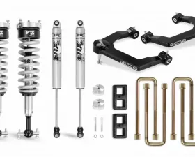 Cognito Motorsports 3-Inch Performance Uniball Leveling Lift Kit With Fox PS Coilover 2.0 IFP Shocks for 2019-2021 Silverado/Sierra 1500 2WD/4WD