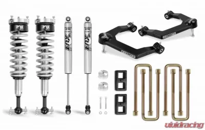 Cognito Motorsports 3-Inch Performance Ball Joint Leveling Lift Kit With Fox PS Coilover 2.0 IFP Shocks for 2019-2021 Silverado/Sierra 1500 2WD/4WD - 210-P0879