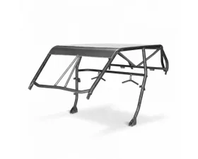 Cognito 4 Seat Recreation Roll Cage Windshield Intrusion Bars Raw Polaris RZR XP 2014-2018