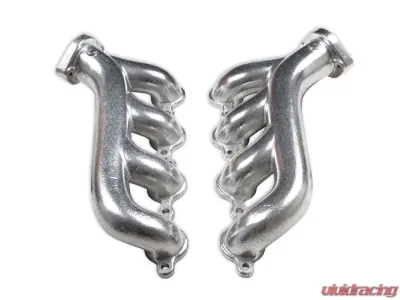Flowtech GM LS Exhaust Manifolds, 2.25 inch Outlet - Silver Ceramic Finish - 31730-1FLT