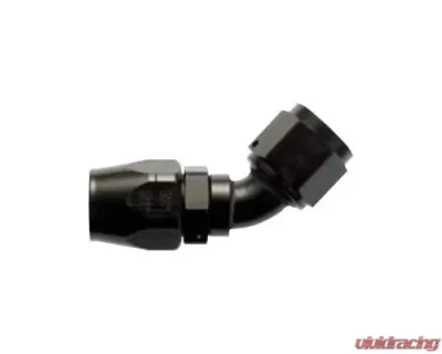 XRP Racing #12 45 Deg Double Swivel Hose End Black - 204512BB