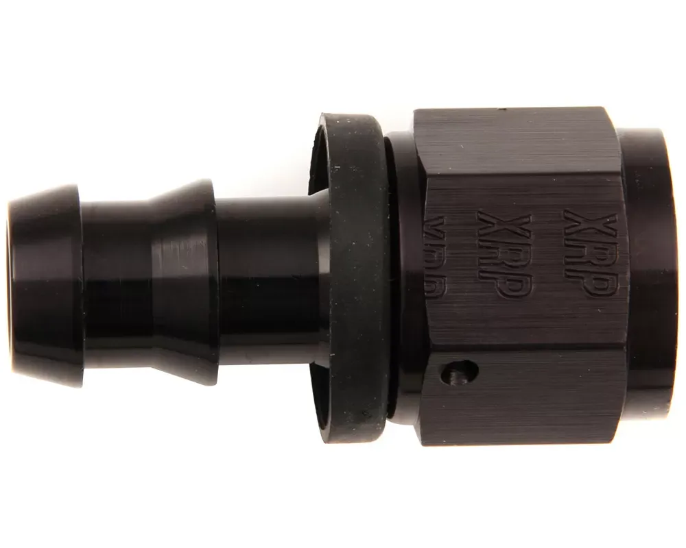 XRP Racing #8 Str Push-On Hose End Black - 230008BB