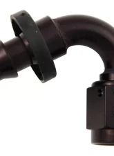 XRP Racing #6 120 Deg Push-On Hose End Black                                     - 231206BB - Image 2