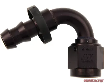XRP Racing #10 120 Deg Push-On Hose End Black - 231210BB