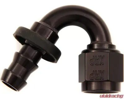 XRP Racing #6 150 Deg Push-On Hose End Black - 231506BB