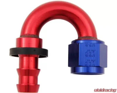 XRP Racing #6 180 Deg Push-On Hose End - 231806