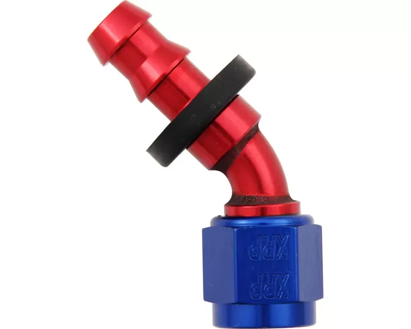XRP Racing #4 45 Deg Push-On Hose End - 234504