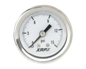 XRP Racing 0-15 Fuel Pressure Gauge Liquid Filled