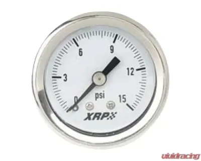 XRP Racing 0-15 Fuel Pressure Gauge Liquid Filled - 710000