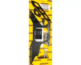 Lokar Push/Pull Throttle Cable Mounting Bracket Black (Open Plenum Style | Black)