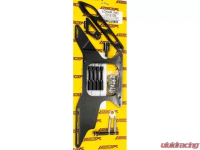 Lokar Push/Pull Throttle Cable Mounting Bracket Black (Open Plenum Style | Black) - 1010128