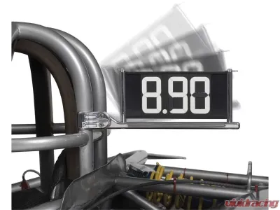 Lokar 1-5/8" Cage Mount with 3 Digit Manual Flip-Board (Polished) - 1110114