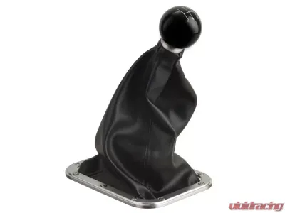 Lokar Hi-Top Rectangular Shifter Boot (3/8-24" Aluminum Sliding Bezel) - 70-BAF1