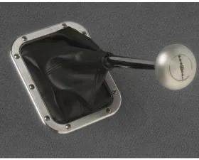 Lokar Rectangular Shifter Boot(Brushed Aluminum)