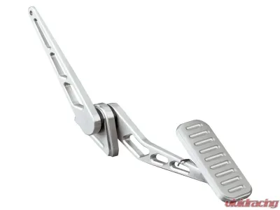 Lokar Ball Milled Throttle Assembly (Firewall Mount | Throttle Pedal: 1-1/2" x 4" | Brake Pad: 3" x 2") Universal - BAG-6001