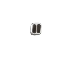 Lokar Brushed with Rubber Inserts Dimmer Switch Cover (Throttle Pedal - 1-1/2
