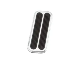 Lokar Throttle Pedal Pad (Billet Pedal | Aluminum | with Rubber Pads)