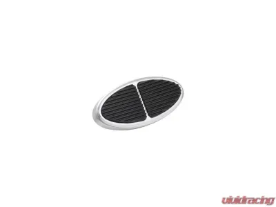 Lokar 3.75" x 1.75" Standard Oval Brake Pad with RubberUniversal - BAG-6107