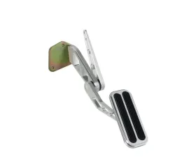 Lokar Throttle Pedal Assembly (Aluminum | with Rubber Pads) Ford Mustang 1969-1970