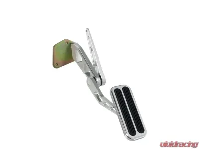 Lokar Throttle Pedal Assembly (Aluminum | with Rubber Pads) Ford Mustang 1969-1970 - BAG-6117