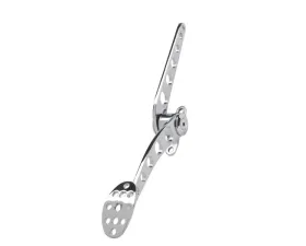 Lokar Lakestar Gas Pedal Assembly with Rubber (Chrome) Universal