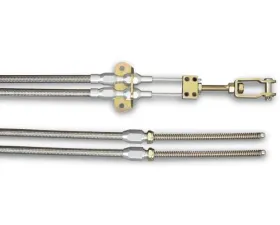 Lokar Parking Brake Cable (Cut-to-Fit | Braided Stainless Housing) Universal